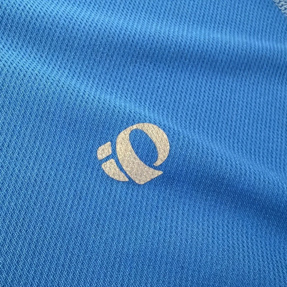 Pearl Izumi SELECT‎ Cycling Jersey Top Blue Reflective 1/2 Zip Mens XL